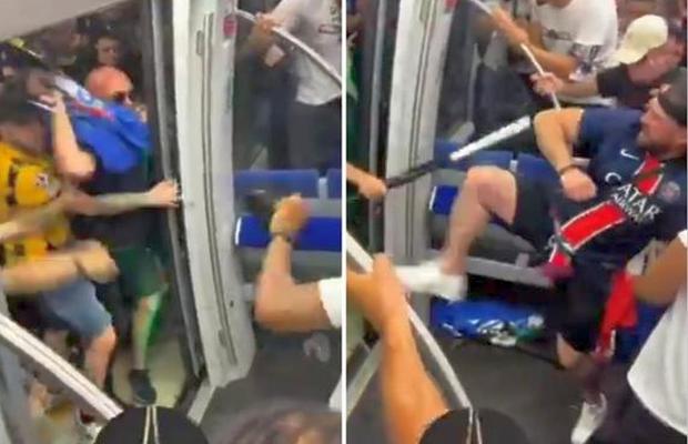 Bătaie la metrou înainte de finala Ligii Campionilor dintre PSG și Inter