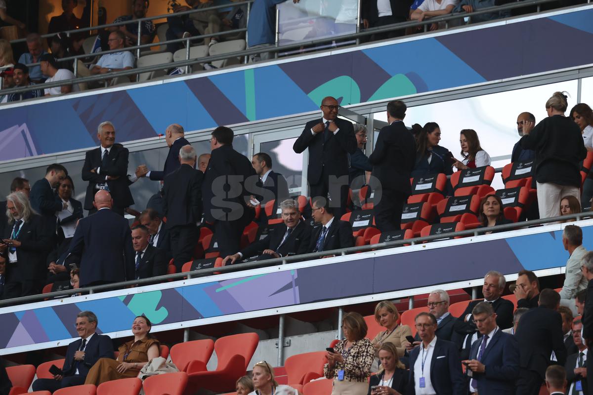 Răzvan Burleanu l-a evitat pe Ceferin la finala Ligii Campionilor » Cu cine s-a întreținut în tribunele de pe Allianz Arena