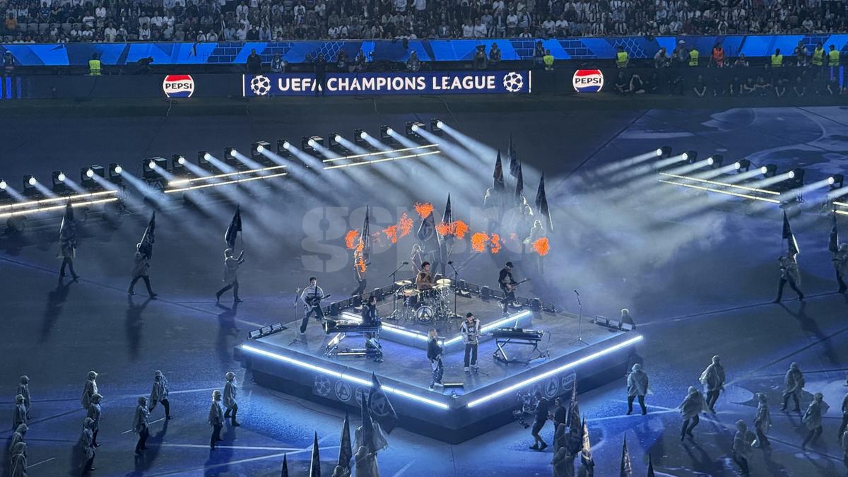 Show grandios cu flăcări și lumini speciale! Linkin Park și David Garrett au concertat în deschiderea finalei Ligii Campionilor