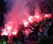 Show pirotehnic al fanilor celor de la PSG, în finala Ligii Campionilor. Foto: Ionuț Iordache (GSP.RO)