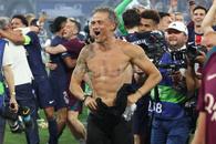 În timp ce Luis Enrique striga că a scris istorie, Dembele făcea un apel important: „Să nu distrugem orașul!”