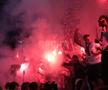 Show pirotehnic al fanilor celor de la PSG, în finala Ligii Campionilor. Foto: Ionuț Iordache (GSP.RO)