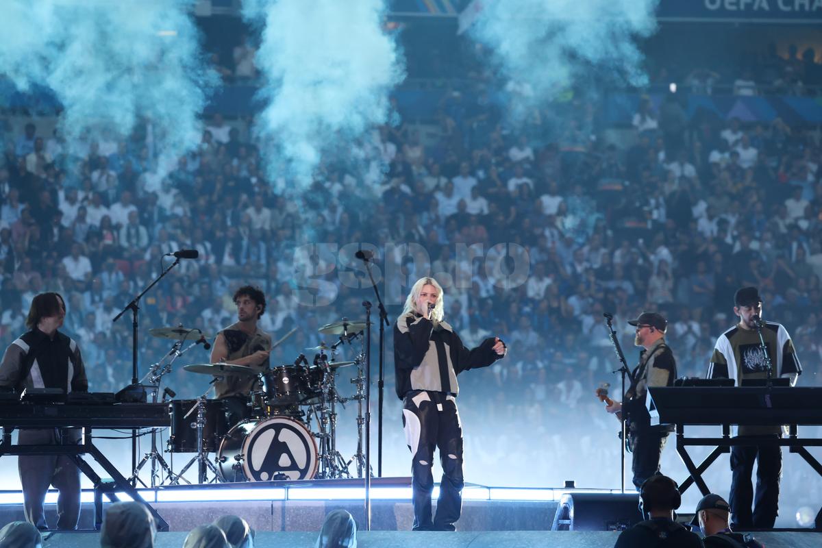 Show grandios cu flăcări și lumini speciale! Linkin Park și David Garrett au concertat în deschiderea finalei Ligii Campionilor
