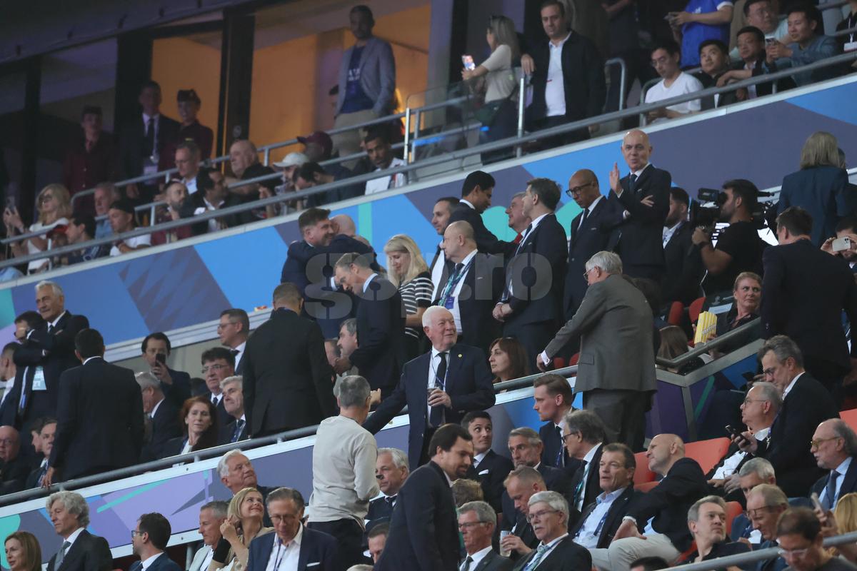 Răzvan Burleanu l-a evitat pe Ceferin la finala Ligii Campionilor » Cu cine s-a întreținut în tribunele de pe Allianz Arena