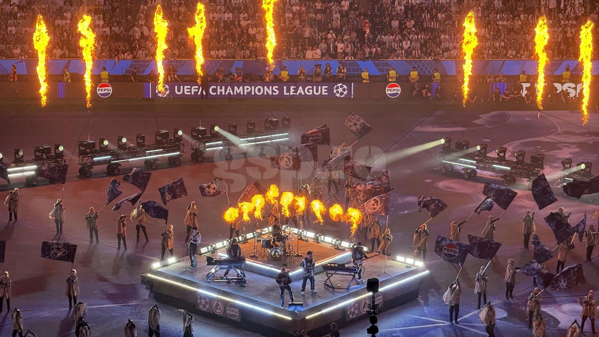 Show grandios cu flăcări și lumini speciale! Linkin Park și David Garrett au concertat în deschiderea finalei Ligii Campionilor