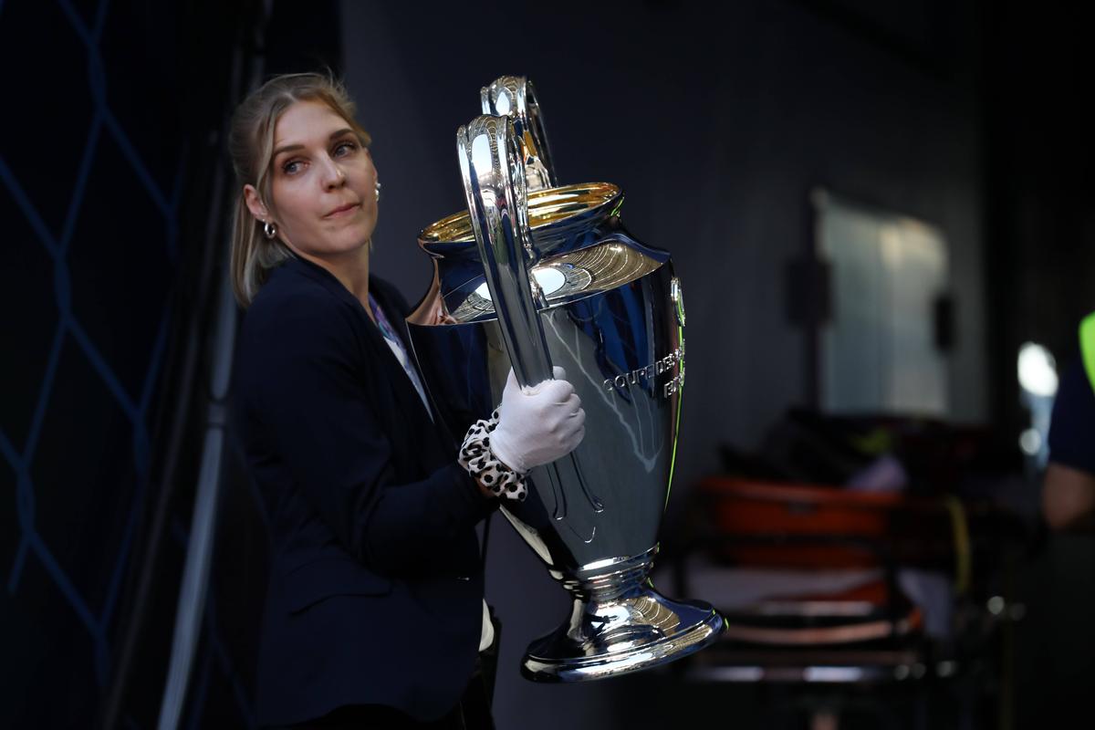 Imagini de la Munchen înainte de PSG - Inter