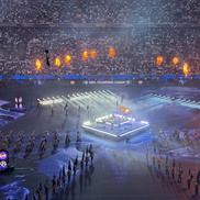 Linkin Park și David Garrett au concertat în deschiderea finalei Ligii Campionilor. Foto: Andrei Crăițoiu (GSP.RO)