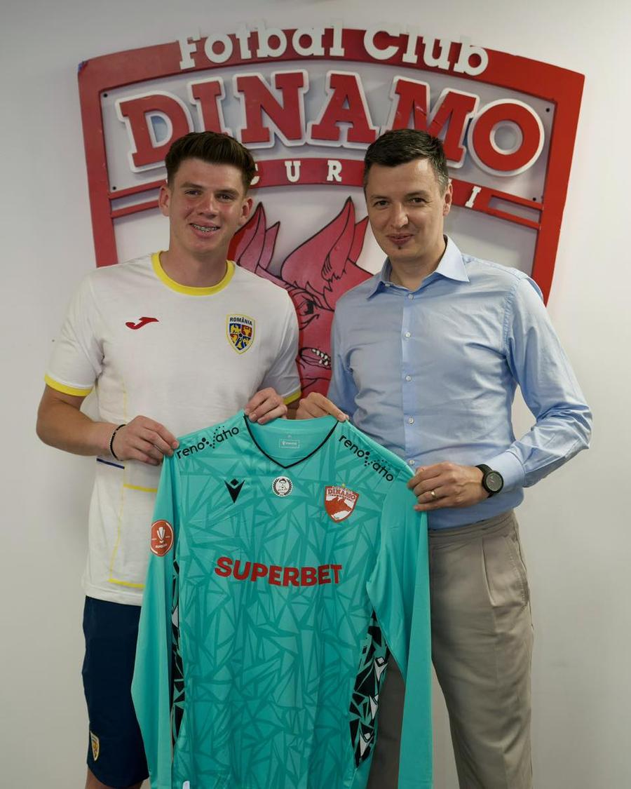 Codruț Sandu / foto: Facebook Dinamo Iată transferul #3 la Dinamo! A semnat pe patru sezoane cu „câinii”