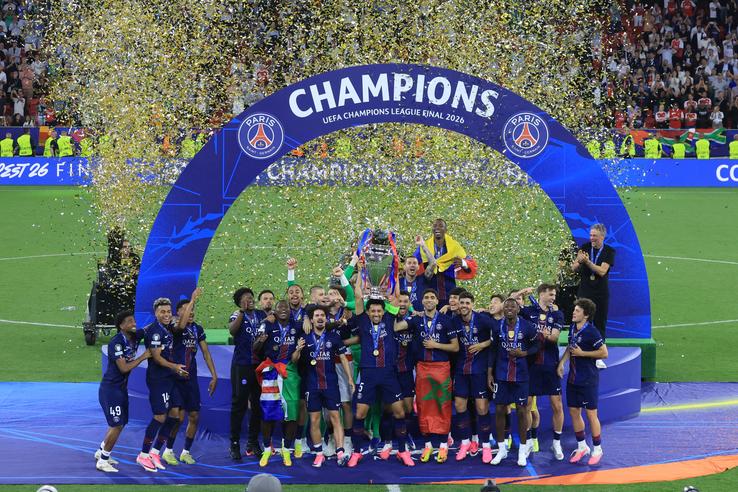Imagini de la finalul meciului PSG - Arsenal FOTO: Ionuț Iordache (GSP)