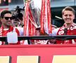 Arsenal a celebrat titlul câștigat în Premier League pe străzile Londrei