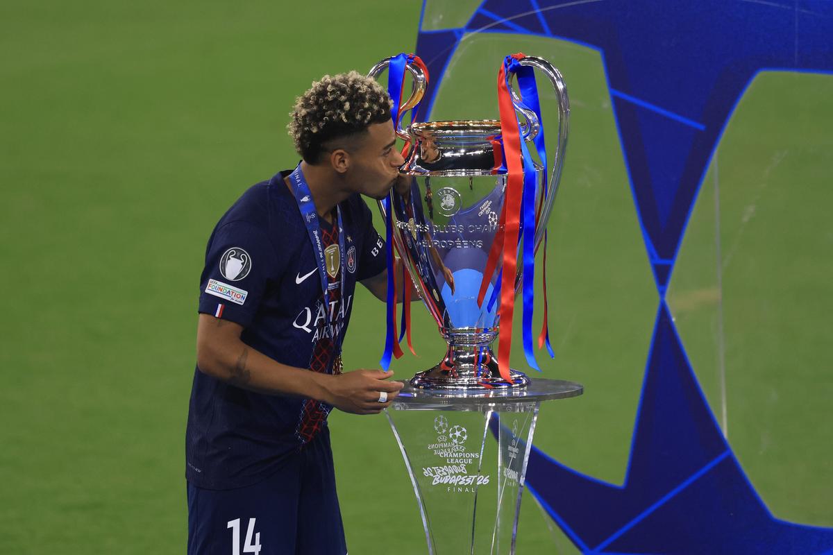 Imagini de la finalul meciului PSG - Arsenal