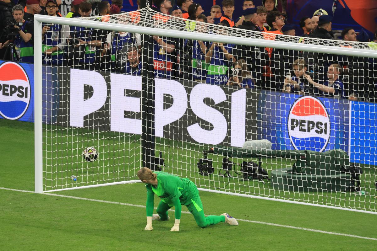 Imagini de la finalul meciului PSG - Arsenal