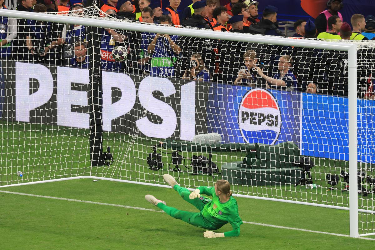 Imagini de la finalul meciului PSG - Arsenal