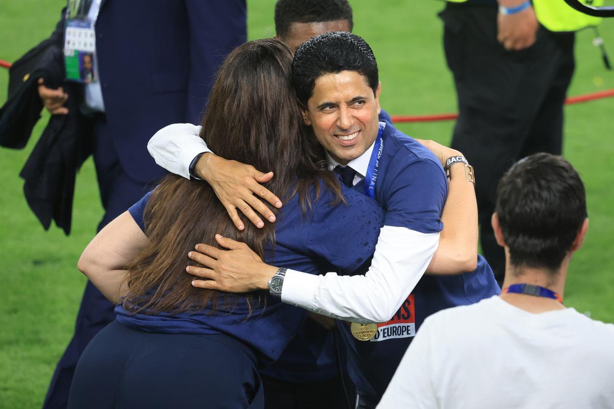Cele mai tari 50 de cadre surprinse de GSP după PSG - Arsenal » Luis Enrique l-a imitat pe Chivu, uluitor ce a făcut miliardarul qatarez pe teren