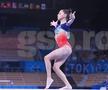 Larisa Iordache în timpul exercițiului din calificări FOTO Raed Krishan (Tokyo)