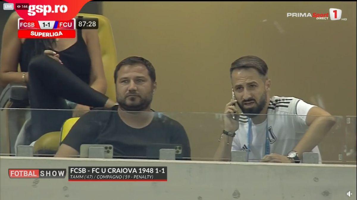 FOTO FCSB - FCU Craiova, Marius Croitoru dă indicații prin intermediul lui Eduard Zelgin 31.07.2022