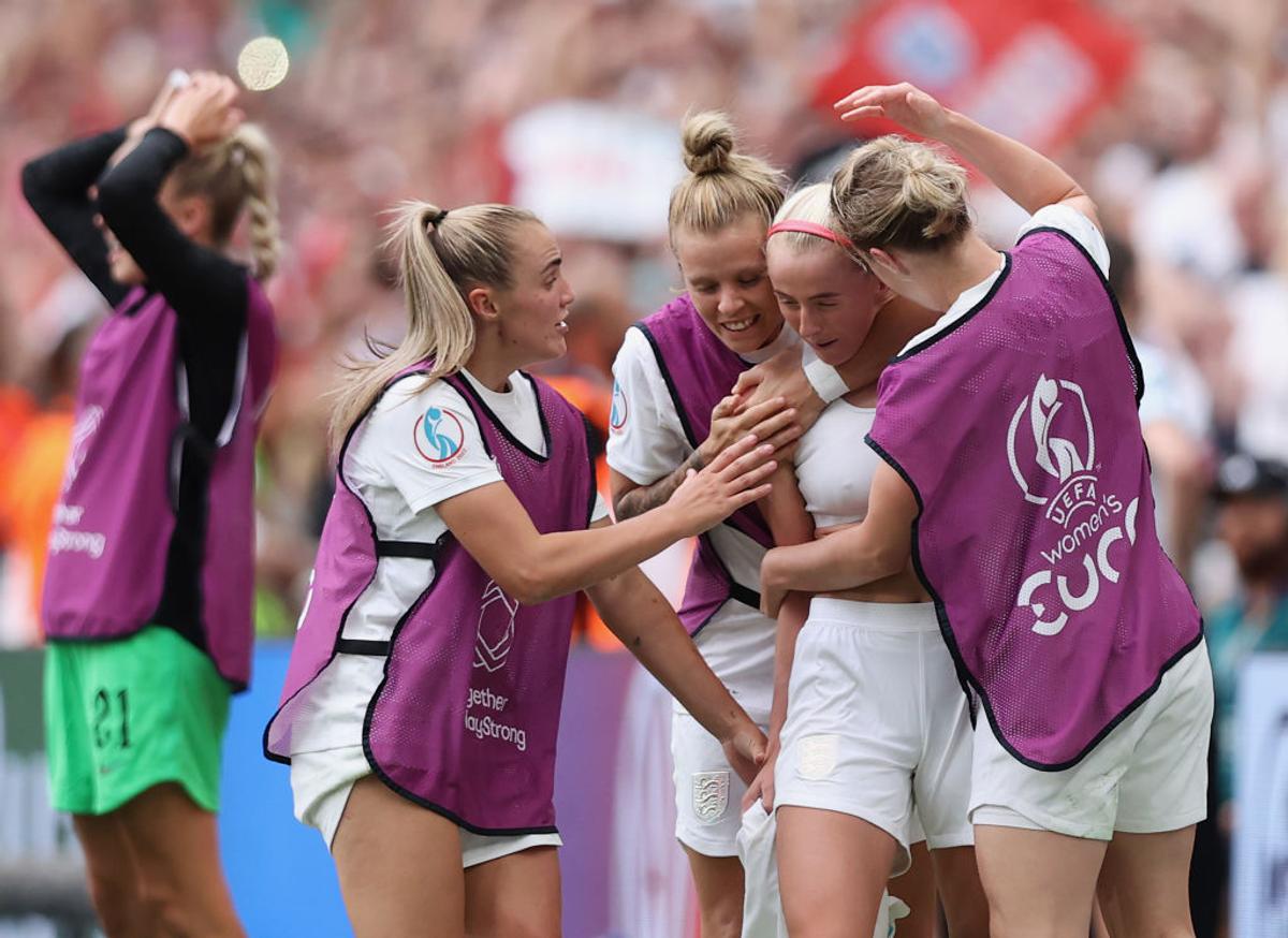Chloe Kelly, gol decisiv în finala Anglia - Germania
