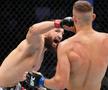 Încă o victorie pentru Nicolae Negumereanu în UFC! Arbitrul a oprit lupta după o serie nimicitoare a românului