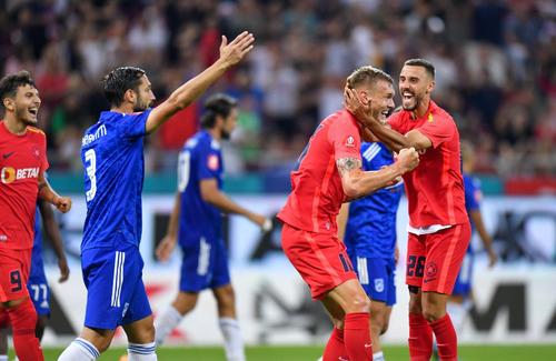 FCSB - FCU Craiova | Joonas Tamm (30 de ani), fundașul central al roș-albaștrilor, a deschis scorul pe Arena Națională în minutul 47. Estonul a intrat la pauză pe teren!