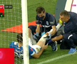 CS Universitatea Craiova - Rapid | Valerică Găman (33 de ani), fundașul central al oltenilor, s-a accidentat în repriza a doua.