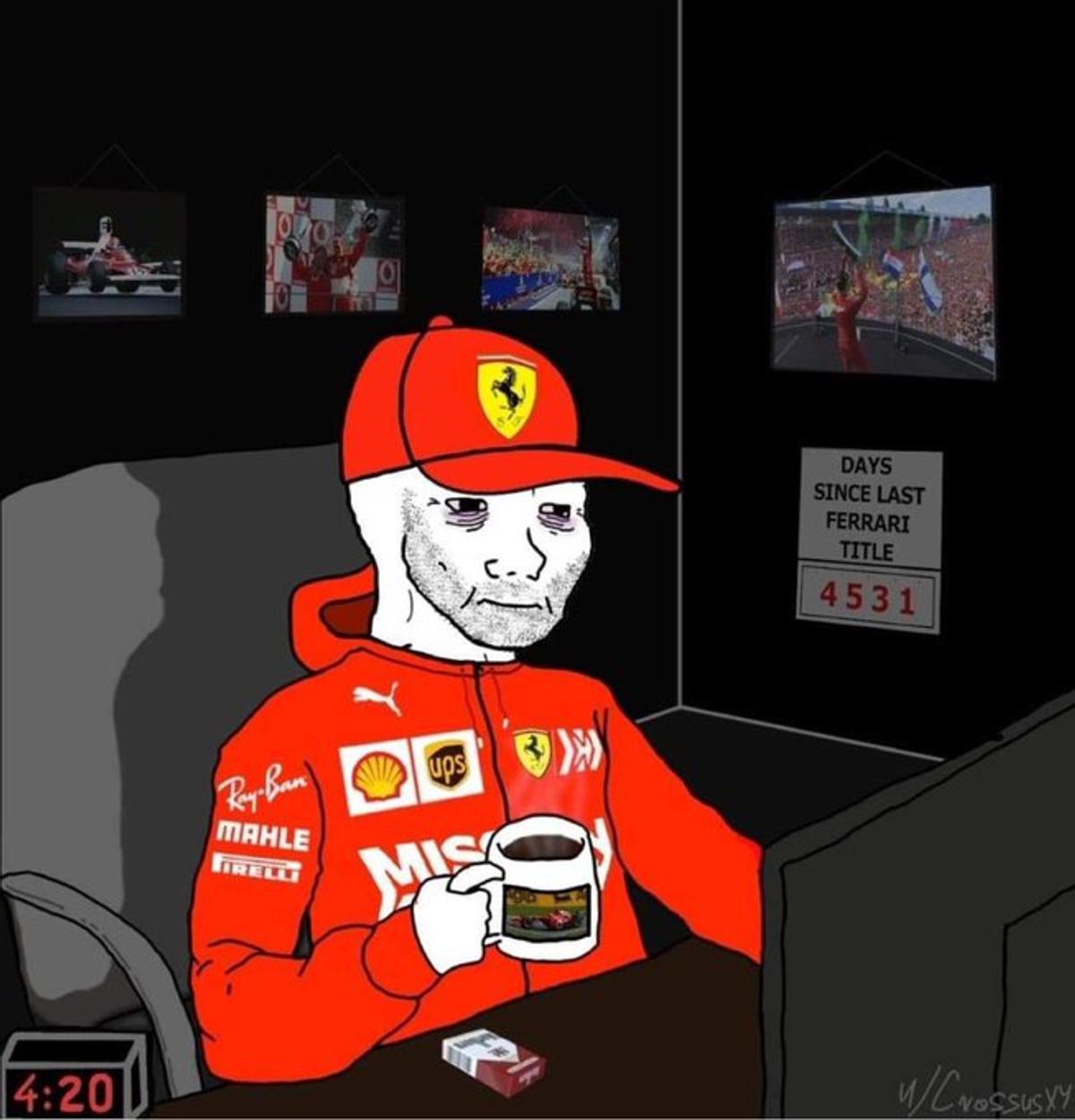Val de ironii la adresa Ferrari, după dezastrul de la Hungaroring » Rivalii Hamilton și Verstappen, șocați: „Ce?!”