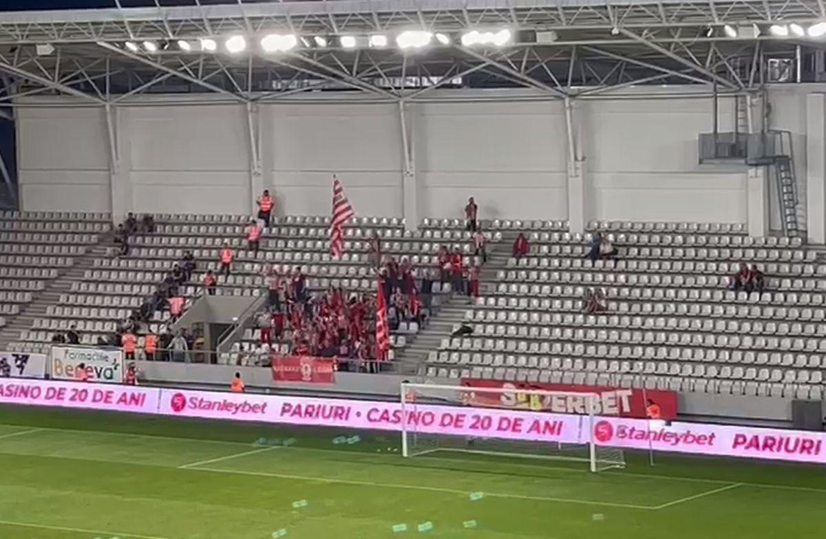 Lecție de bun simț » Cum arăta sectorul fanilor oaspeți după Dinamo - Sepsi