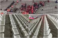 Lecție de bun simț » Cum arăta sectorul fanilor oaspeți după Dinamo - Sepsi