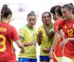 Momentul faultului criminal comis de Marta în Brazilia - Spania 0-2 / Foto: Getty Images