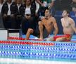 David Popovici și Pan Zhanle, care tocmai spulberase recordul mondial, privesc rezultatele cursei de 100 m liber / FOTO: Raed Krishan (GSP.ro)