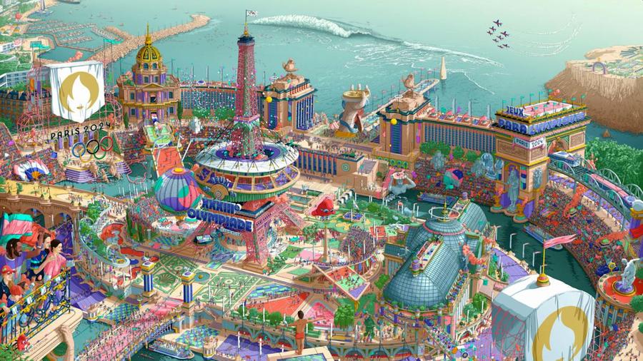Posterul oficial al JO 2024 // sursă foto: olympics.com Ce conține cutia „misterioasă” pe care o primesc medaliații de la Jocurile Olimpice