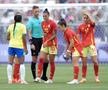 Momentul faultului criminal comis de Marta în Brazilia - Spania 0-2 / Foto: Getty Images