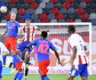 Vlad Chiricheș, cu banderola pe braț, în acțiune în FCSB - Oțelul // foto: Cristi Preda (GSP)