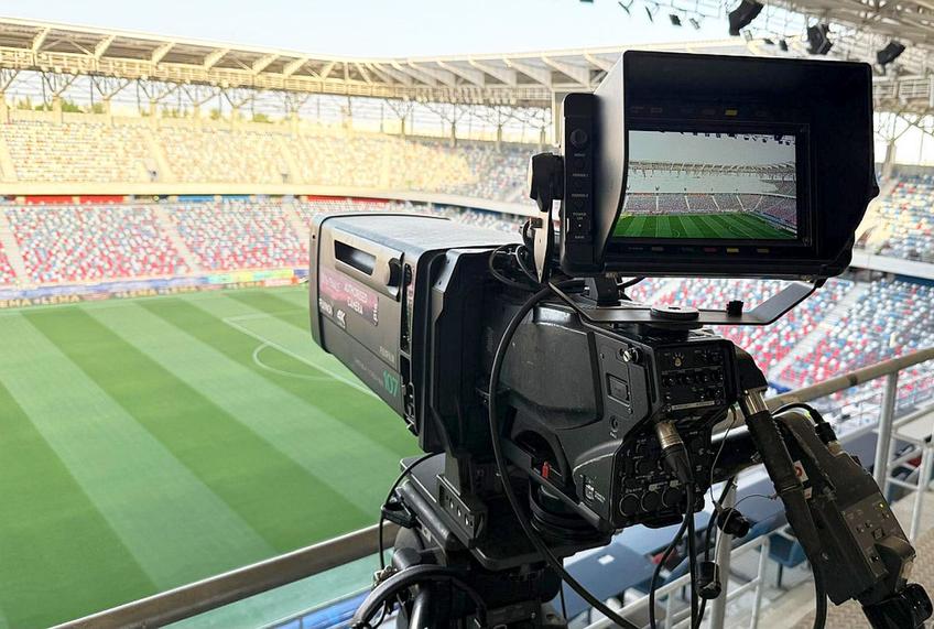 După ce a început sezonul în Ghencea, FCSB s-a mutat pe Arenă pentru meciul cu Shkendija // foto: Andrei Crăițoiu (GSP)