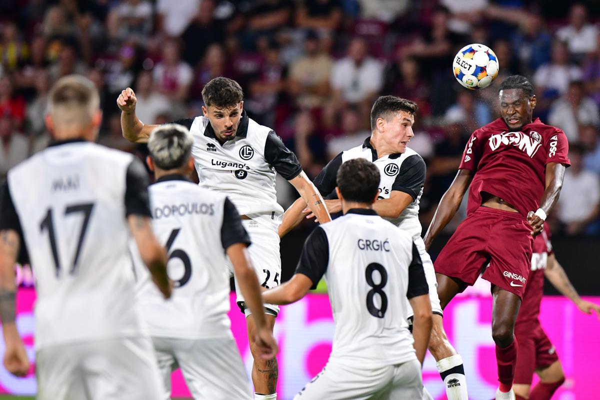 CALIFICARE împușcată de șeriful Sinyan! Dominată autoritar de Lugano, CFR Cluj nu s-a lăsat și a dat lovitura norocos în prelungiri!