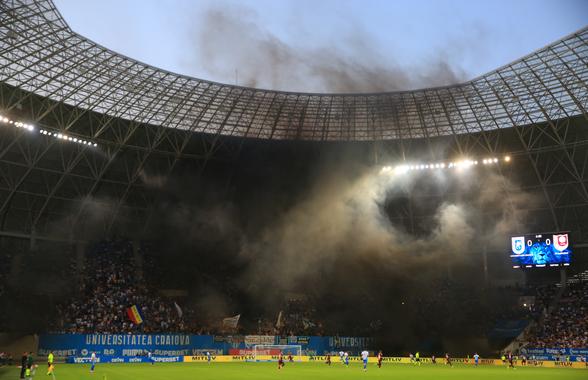 Craiova, amendată de UEFA după meciul cu Sarajevo » Oltenii riscă să închidă jumătate din Peluza Nord