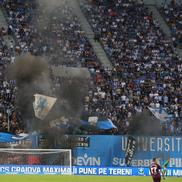 Ultrașii Universității Craiova, atmosferă fabuloasă la meciul cu Sarajevo. Foto: Andrei Crăițoiu (GSP.RO)