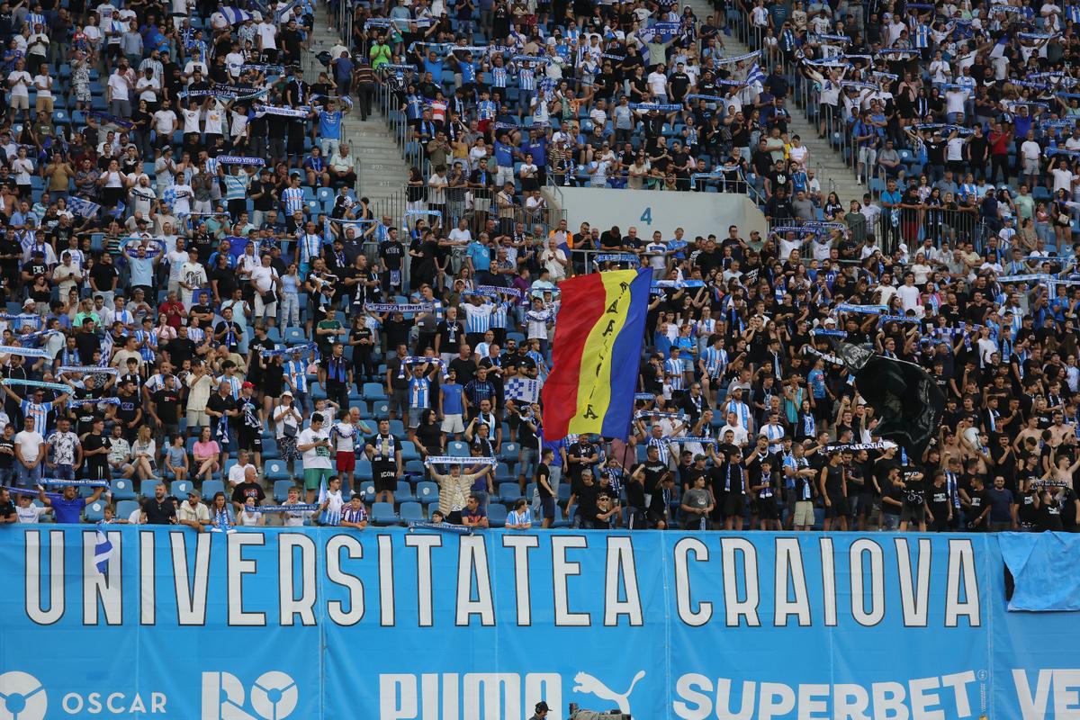 Atmosferă fabuloasă la Craiova - Sarajevo