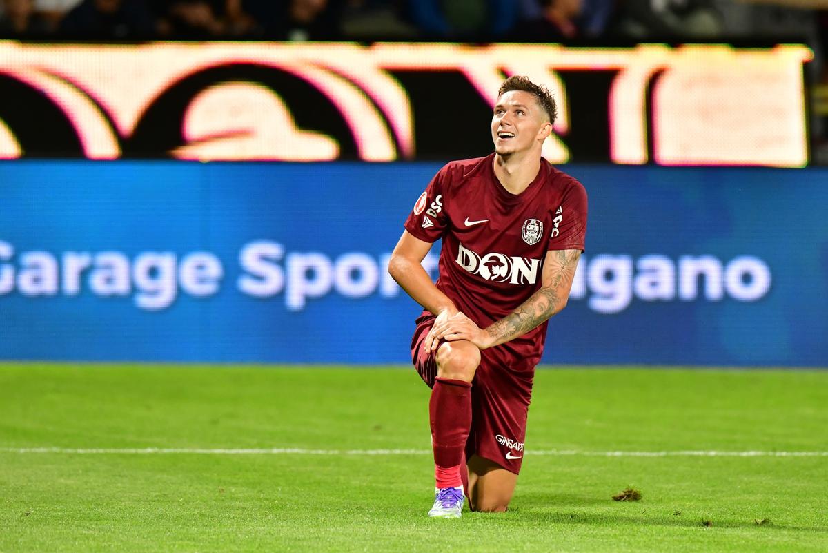 CALIFICARE împușcată de șeriful Sinyan! Dominată autoritar de Lugano, CFR Cluj nu s-a lăsat și a dat lovitura norocos în prelungiri!