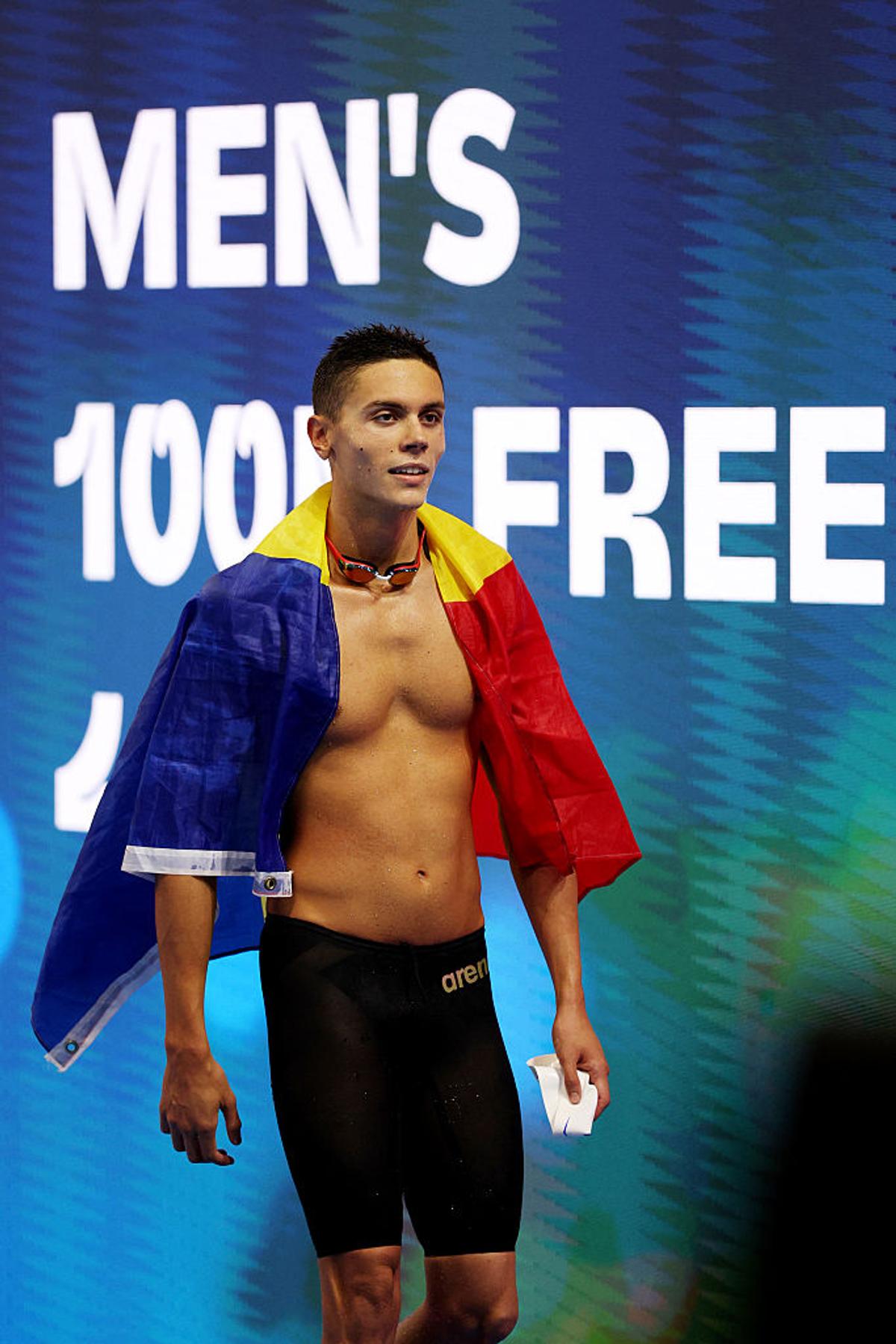 David Popovici, felicitat de adversari pentru aurul la 100 metri liber