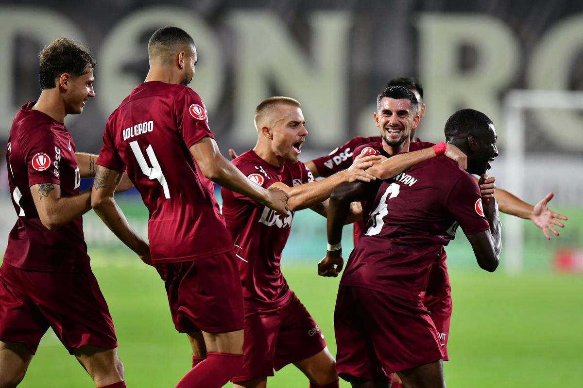 CALIFICARE împușcată de șeriful Sinyan! Dominată autoritar de Lugano, CFR Cluj nu s-a lăsat și a dat lovitura norocos în prelungiri!