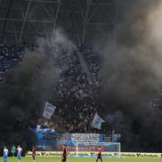 Ultrașii Universității Craiova, atmosferă fabuloasă la meciul cu Sarajevo. Foto: Andrei Crăițoiu (GSP.RO)