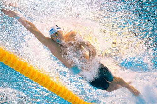 David Popovici la 100 m liber la CM 2025 Foto: Imago Images