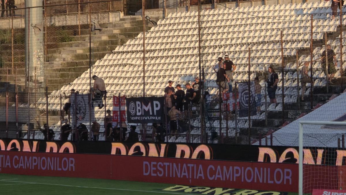 CFR Cluj - Lugano, imagini înaintea partidei din Gruia
