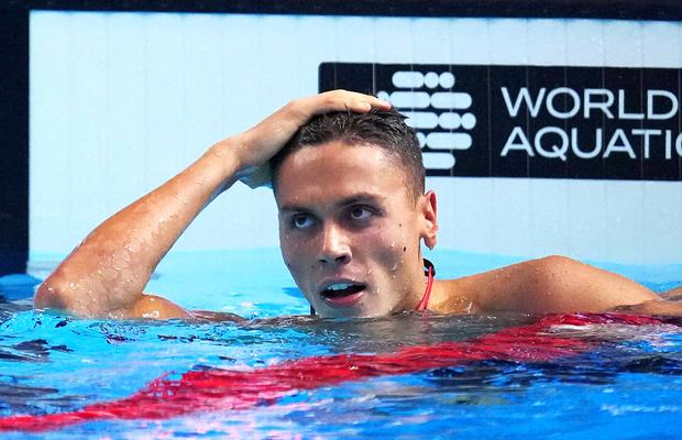 David Popovici, la câteva minute după aurul de la 100 de metri liber: „Foarte bine că nu am bătut recordul mondial!”