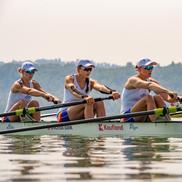 Barca 4 rame feminin - Campionatele Europene Varese 2026 Foto: FR Canotaj/Balint Czucz