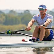Mihai Chiruță - Campionatele Europene Varese 2026 Foto: FR Canotaj/Balint Czucz