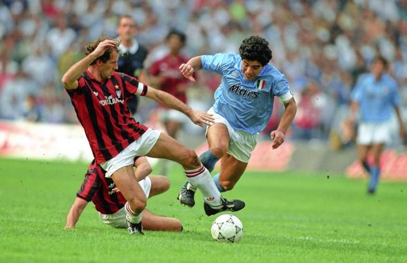 Momentul în care Maradona a simțit măreția lui Baresi: „Atunci am înțeles că am în față un fundaș absolut ireal”