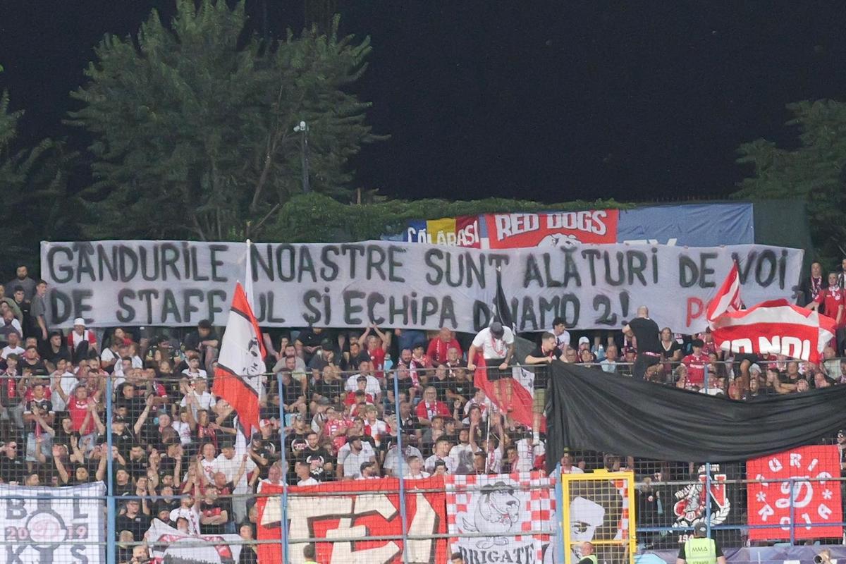 Imagini de meci Oțelul - Dinamo