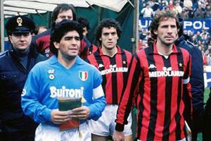 Momentul în care Maradona a simțit măreția lui Baresi: „Atunci am înțeles că am în față un fundaș absolut ireal”