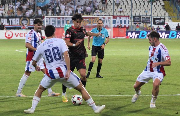 Două goluri în Oțelul Galați - Dinamo » Clasamentul ACUM